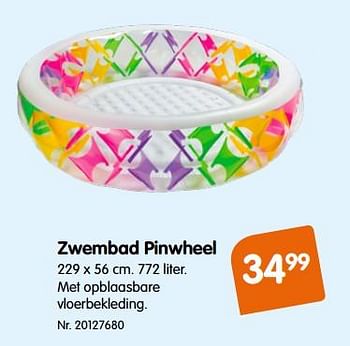 Promoties Zwembad pinwheel - Huismerk - Fun - Geldig van 13/03/2018 tot 16/04/2018 bij Fun