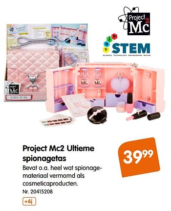 Promoties Project mc2 ultieme spionagetas - Project MC² - Geldig van 13/03/2018 tot 16/04/2018 bij Fun