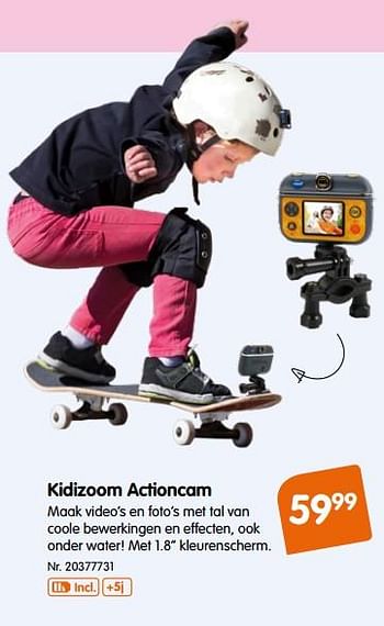 Promoties Kidizoom actioncam - Vtech - Geldig van 13/03/2018 tot 16/04/2018 bij Fun
