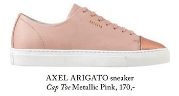 Promoties Axel arigato sneaker cap toe metallic pink - Axel Arigato - Geldig van 06/03/2018 tot 30/05/2018 bij De Bijenkorf