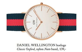 Promoties Daniel wellington horloge classic oxford - Daniel Wellington - Geldig van 06/03/2018 tot 30/05/2018 bij De Bijenkorf