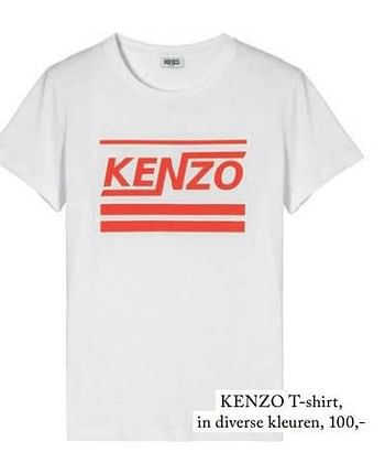 Promoties Kenzo t-shirt - Kenzo - Geldig van 06/03/2018 tot 30/05/2018 bij De Bijenkorf
