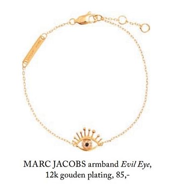Promoties Marc jacobs armband evil eye - Marc Jacobs - Geldig van 06/03/2018 tot 30/05/2018 bij De Bijenkorf