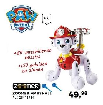 Promotions Zoomer marshall - Zoomer - Valide de 20/03/2018 à 24/04/2018 chez Supra Bazar