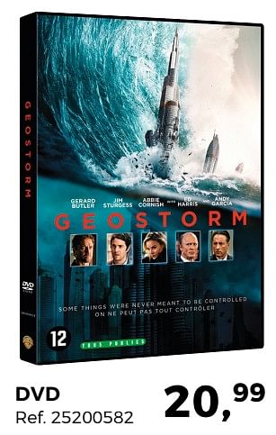 Promoties Geostorm dvd - Huismerk - Supra Bazar - Geldig van 20/03/2018 tot 24/04/2018 bij Supra Bazar