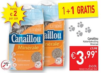 Promoties Canaillou kattenbakvulling - Canaillou - Geldig van 20/03/2018 tot 25/03/2018 bij Intermarche