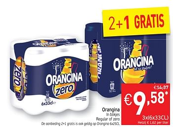 Promoties Orangina - Orangina - Geldig van 20/03/2018 tot 25/03/2018 bij Intermarche