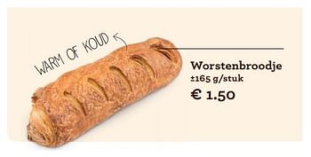 Promoties Worstenbroodje - Huismerk - Buurtslagers - Geldig van 16/03/2018 tot 29/03/2018 bij Buurtslagers