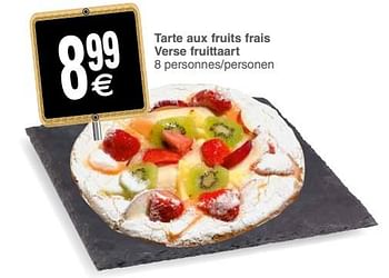 Promoties Tarte aux fruits frais verse fruittaart - Huismerk - Cora - Geldig van 20/03/2018 tot 26/03/2018 bij Cora