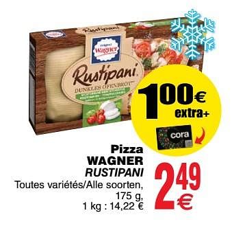 Promoties Pizza wagner rustipani - Original Wagner - Geldig van 20/03/2018 tot 26/03/2018 bij Cora