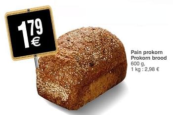 Promoties Pain prokorn prokorn brood - Huismerk - Cora - Geldig van 20/03/2018 tot 26/03/2018 bij Cora