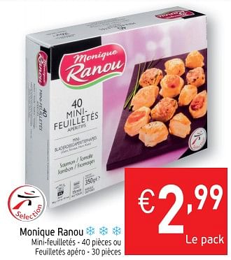 Promoties Monique ranou mim-feuilletés - Monique ranou - Geldig van 20/03/2018 tot 25/03/2018 bij Intermarche