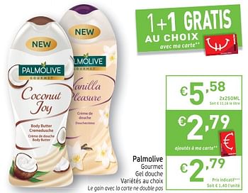 Promotions Palmolive gourrnet gel douche - Palmolive - Valide de 20/03/2018 à 25/03/2018 chez Intermarche