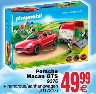 Promoties Porsche macan gts 9376 playmobil - Playmobil - Geldig van 20/03/2018 tot 31/03/2018 bij Cora