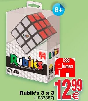 Promoties Rubik`s 3 x 3 - Jumbo - Geldig van 20/03/2018 tot 31/03/2018 bij Cora