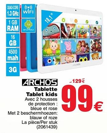Promotions Archos tablette - tablet kid 3g - Archos - Valide de 20/03/2018 à 31/03/2018 chez Cora