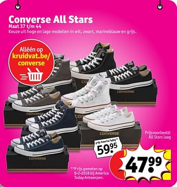 Converse Star all stars - Promotie bij Kruidvat