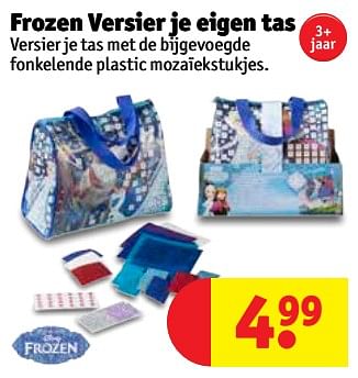Promoties Disney frozen versier je eigen tas - Disney  Frozen - Geldig van 20/03/2018 tot 25/03/2018 bij Kruidvat