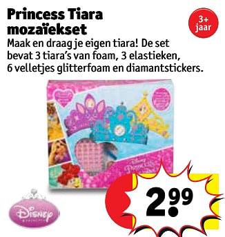 Promoties Disney princess tiara mozaïekset - Disney Princess - Geldig van 20/03/2018 tot 25/03/2018 bij Kruidvat