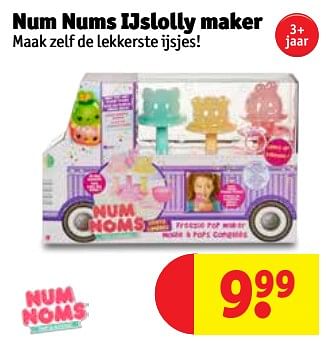 Promoties Num nums ijslolly maker - Num Noms - Geldig van 20/03/2018 tot 25/03/2018 bij Kruidvat