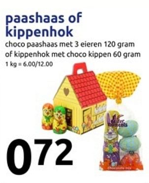 Promoties Paashaas of kippenhok - Huismerk - Action - Geldig van 21/03/2018 tot 27/03/2018 bij Action
