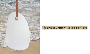 Promoties Spiegel mira - Huismerk - Coco Maison - Geldig van 12/03/2018 tot 29/04/2018 bij Coco Maison