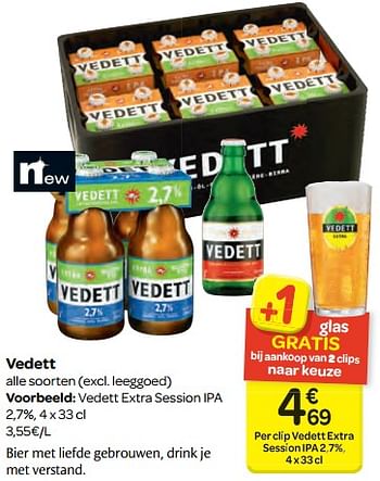 Promoties Vedett alle soorten - Vedett - Geldig van 21/03/2018 tot 02/04/2018 bij Carrefour