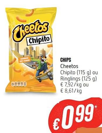 Promotions Chips cheetos - Cheetos  - Valide de 22/03/2018 à 28/03/2018 chez Delhaize