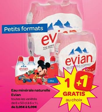 Promotions Eau minérale naturelle evian - Evian - Valide de 21/03/2018 à 24/03/2018 chez Carrefour