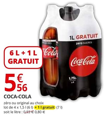 Promotions Coca-cola zéro ou original - Coca Cola - Valide de 21/03/2018 à 01/04/2018 chez Auchan Ronq