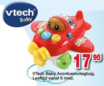 Promoties Vtech baby avonturenvliegtuig - Vtech - Geldig van 15/03/2018 tot 15/04/2018 bij Multi-Land