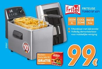 Promoties Fritel friteuse turbo sf 4371 - Fritel - Geldig van 26/03/2018 tot 22/04/2018 bij Krefel