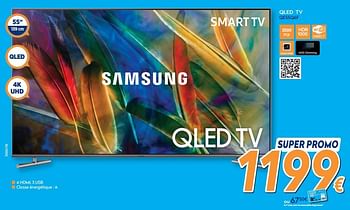 Promotions Samsung qled tv qe55q6f - Samsung - Valide de 26/03/2018 à 22/04/2018 chez Krefel