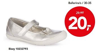 Promoties Ballerina`s - Bizzy - Geldig van 25/03/2018 tot 15/04/2018 bij Bristol