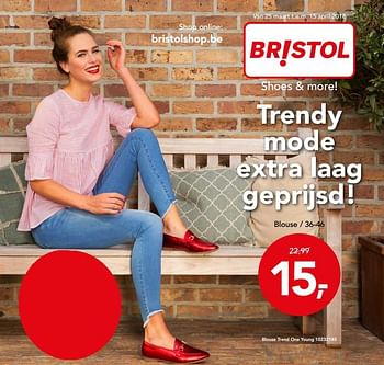 Promoties Blouse - Trend One Young - Geldig van 25/03/2018 tot 15/04/2018 bij Bristol