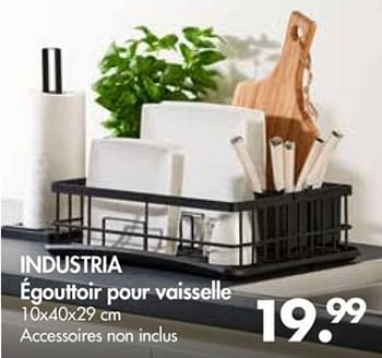Promotions Industria égouttoir pour vaisselle - Produit maison - Casa - Valide de 26/03/2018 à 29/04/2018 chez Casa