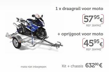 Promotions Draagrail moto chassis voor aanhangwagens - Norauto - Valide de 27/03/2018 à 31/03/2019 chez Auto 5