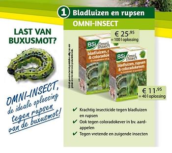 Promoties Omni-insect - BSI - Geldig van 26/03/2018 tot 31/10/2018 bij Multi Bazar