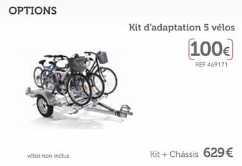 Promotions Kit d`adaptation 5 vélos premium 115 evo - Norauto - Valide de 27/03/2018 à 31/03/2019 chez Auto 5