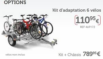 Promotions Kit d`adaptation 6 vélos premium 115 evo - Norauto - Valide de 27/03/2018 à 31/03/2019 chez Auto 5