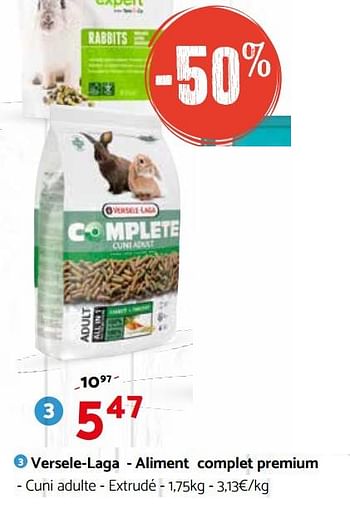 ALIMENT VERSELE LAGA CUNI ADULT COMPLETE 1,75KG