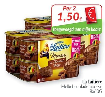 Promoties La laitière melkchocolademousse - Nestlé - Geldig van 02/04/2018 tot 30/04/2018 bij Intermarche