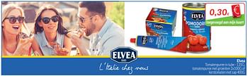 Promoties Elvea tomatenpuree in tube - Elvea - Geldig van 02/04/2018 tot 30/04/2018 bij Intermarche