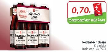 Promoties Rodenbach classic bruin bier - Rodenbach - Geldig van 02/04/2018 tot 30/04/2018 bij Intermarche