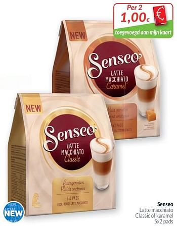 Promoties Senseo latte macchiata classic of karamel - Douwe Egberts - Geldig van 02/04/2018 tot 30/04/2018 bij Intermarche