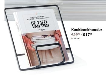 Promotions Kookboekhouder - Produit maison - Unikamp - Valide de 26/03/2018 à 29/04/2018 chez Unikamp