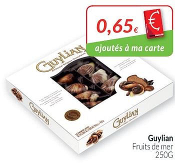 Promotions Guylian fruits de mer - Guylian - Valide de 02/04/2018 à 30/04/2018 chez Intermarche