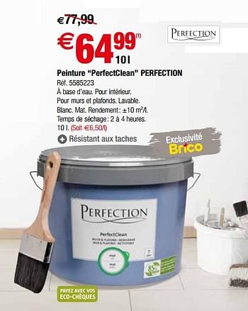 Promotions Peinture perfectclean perfection - Perfection - Valide de 11/04/2018 à 23/04/2018 chez Brico