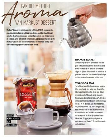 Promoties Koffie dessert - Markus - Geldig van 03/04/2018 tot 30/06/2018 bij Aldi