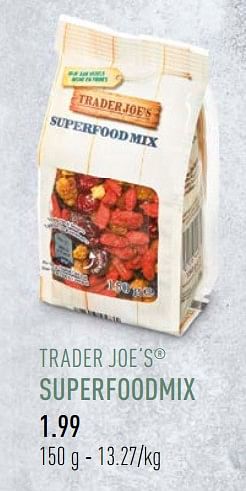 Promoties Superfoodmix - TRADER JOE’S - Geldig van 03/04/2018 tot 30/06/2018 bij Aldi